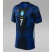 Brasil Vinicius Junior #7 Borte skjorte til dame VM 2026 Kortermet